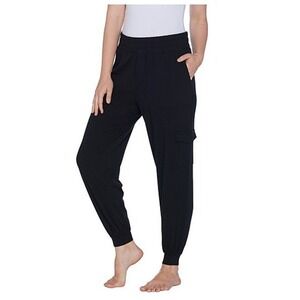 NEW AnyBody XXS Cozy Knit Cargo Lounge Jogger Pants Gray #75281